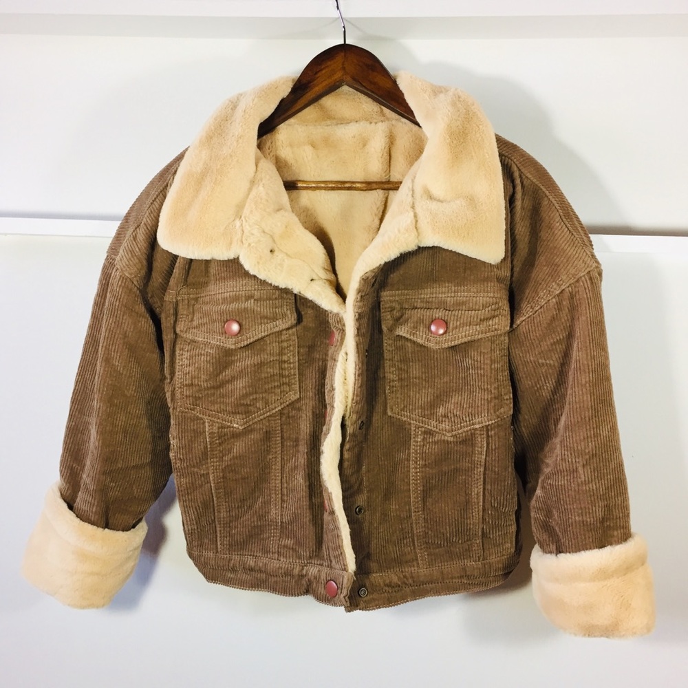 🧥Corduroy Lined Jacket - Picture 1 of 6
